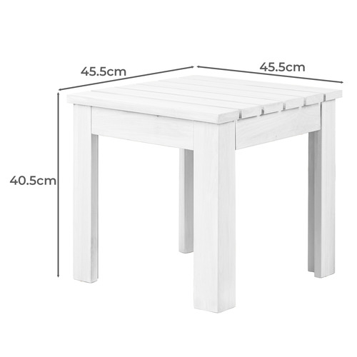 Delmar Fir Wood Outdoor Side Table