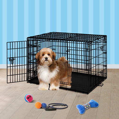 Jacob-3-Doors-Metal-Dog-Cage-with-Tray