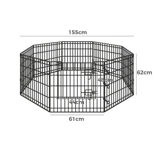 8 Panel Foldable Pet Playpen