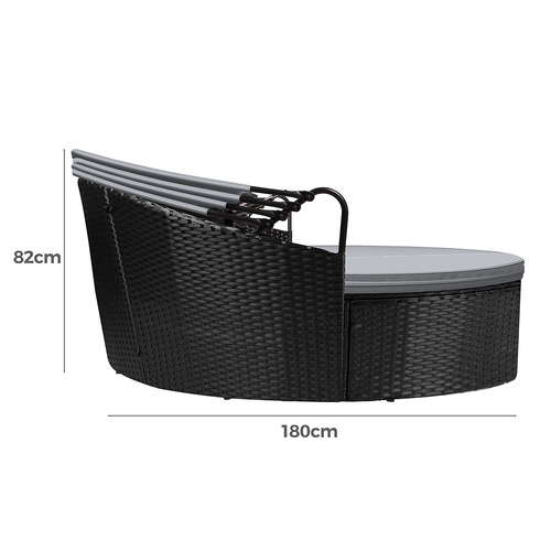 Rill PE Wicker Outdoor Daybed