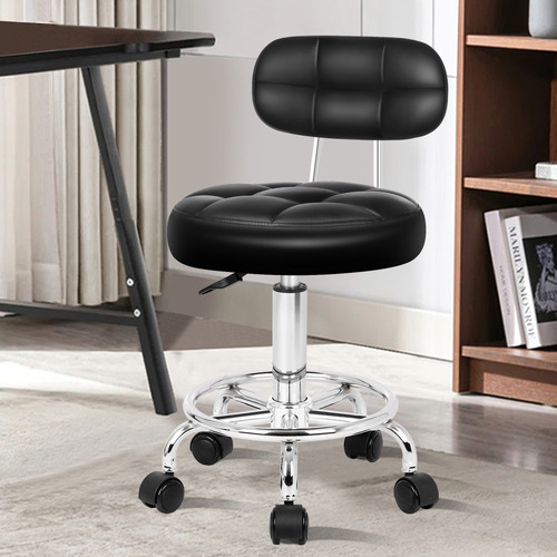Lora-Faux-Leather-Salon-Stool