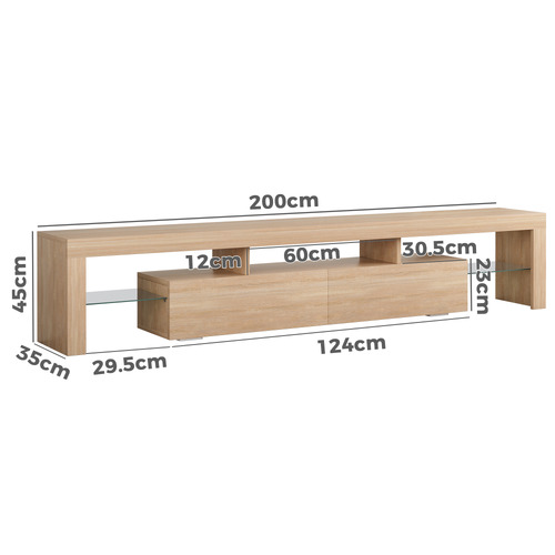 Caron LED Entertainment Unit