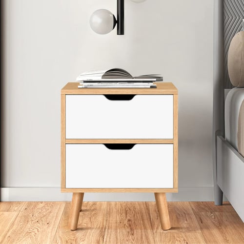 Cinar-2-Drawer-Bedside-Table