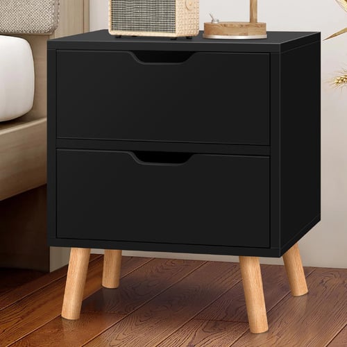Cinar-2-Drawer-Bedside-Table