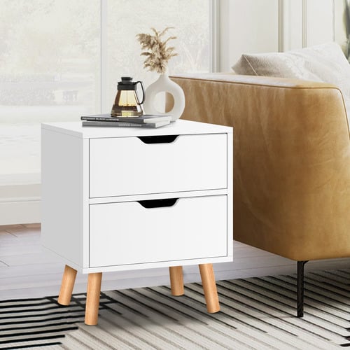Cinar-2-Drawer-Bedside-Table