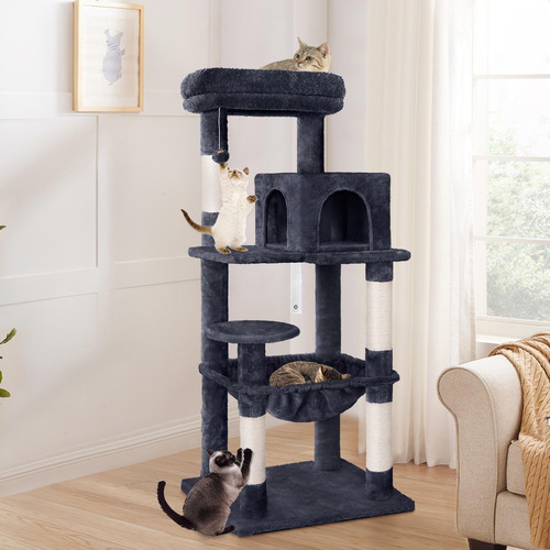 143cm-Fir-Wood-Cat-Scratching-Tree