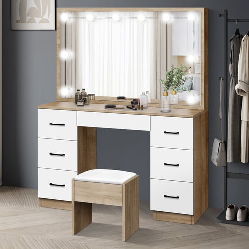 2-Piece-Asse-Dressing-Table-and-Stool-Set