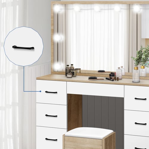 2-Piece-Asse-Dressing-Table-and-Stool-Set