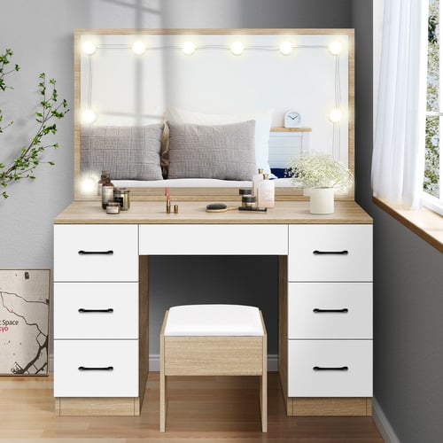 2-Piece-Asse-Dressing-Table-and-Stool-Set