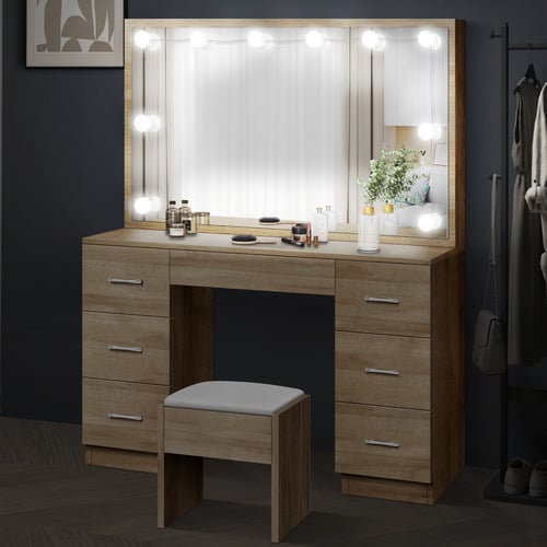 2-Piece-Asse-Dressing-Table-and-Stool-Set