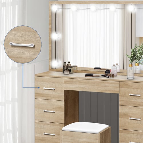 2-Piece-Asse-Dressing-Table-and-Stool-Set