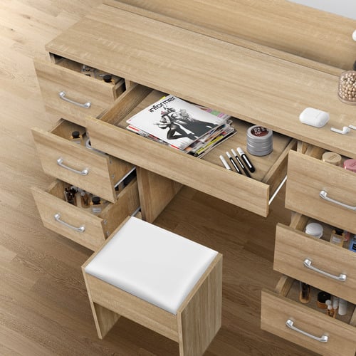 2-Piece-Asse-Dressing-Table-and-Stool-Set