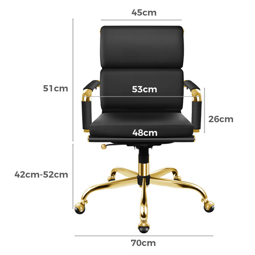 Gabrielle Faux Leather Executive Chair