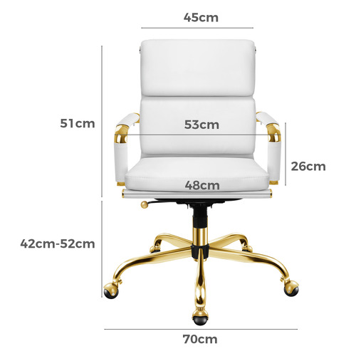 Gabrielle Faux Leather Executive Chair