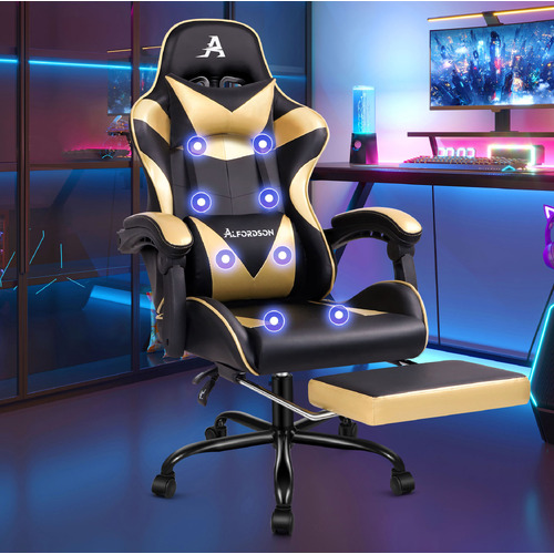 Aeruth Faux Leather Gaming & Massage Chair