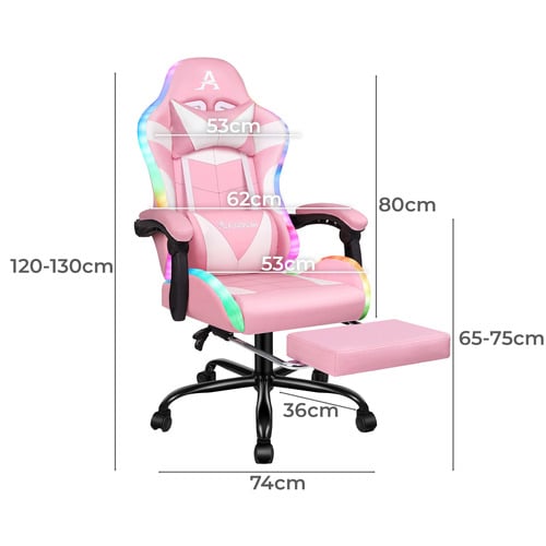 Delina LED Gaming & Massage Chair