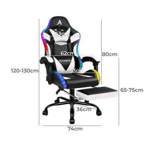 Delina LED Gaming & Massage Chair