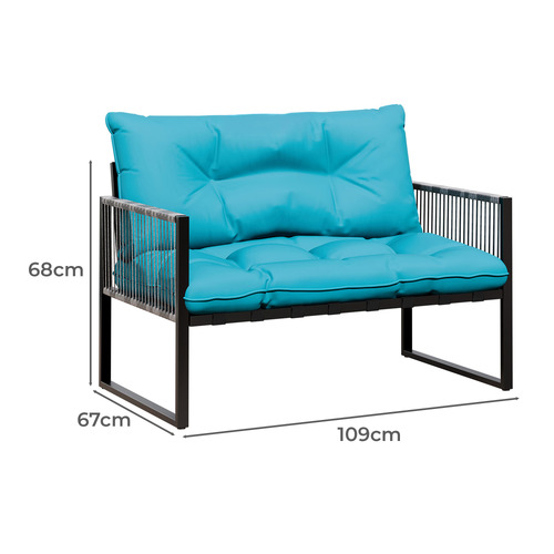 2 Seater Zenebe Outdoor Lounge Set