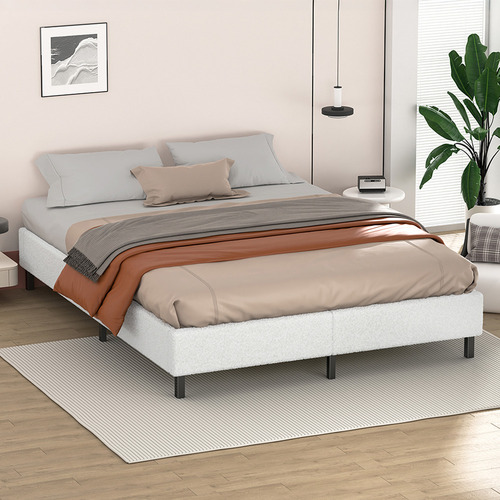 Maryam Boucle Bed Frame