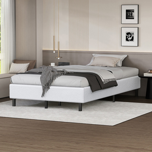 Maryam Boucle Bed Frame