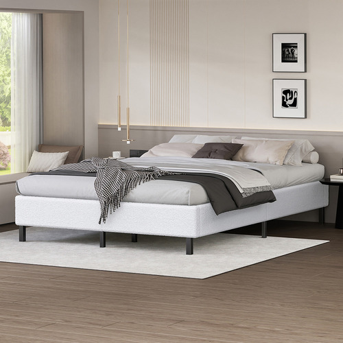 Maryam Boucle Bed Frame