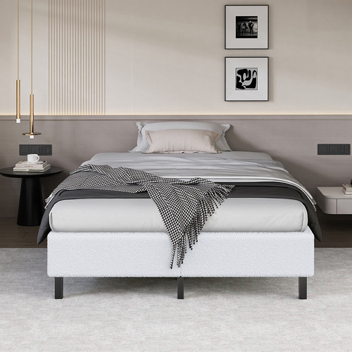 Maryam Boucle Bed Frame
