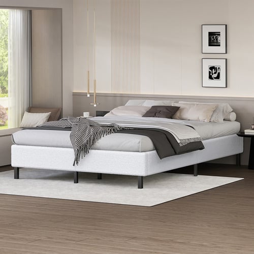 Maryam Boucle Bed Frame