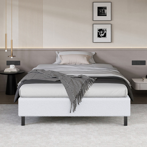 Maryam Boucle Bed Frame