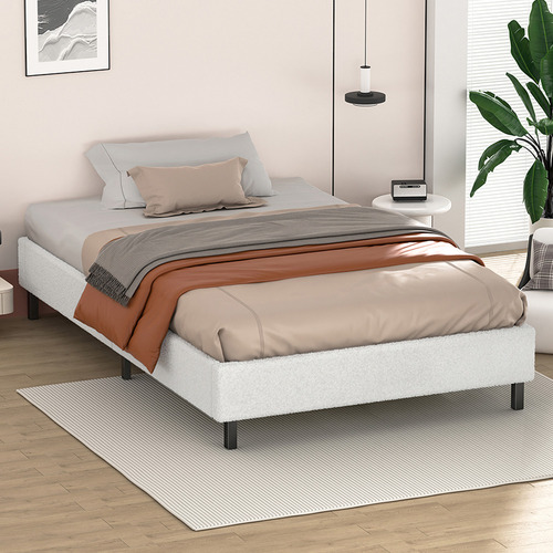 Maryam Boucle Bed Frame