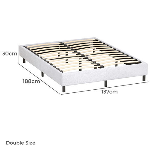Maryam Boucle Bed Frame