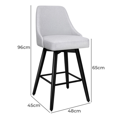 Augusta Linen Bar Stools