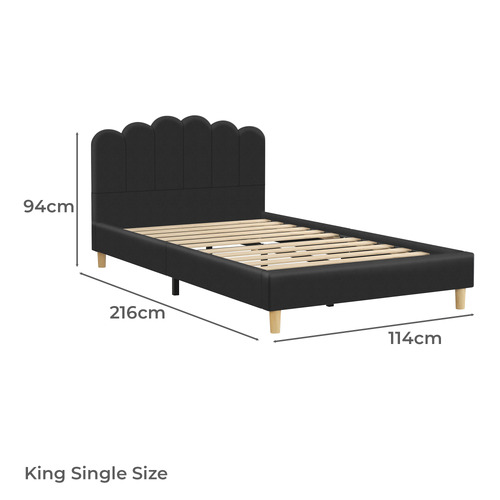 Barrera Faux Leather Bed Frame