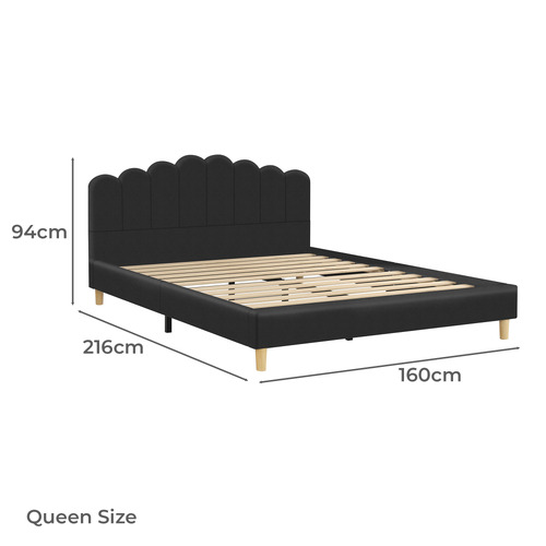 Barrera Faux Leather Bed Frame