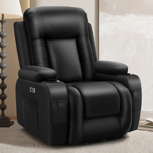 Kyron PU Leather Recliner Armchair