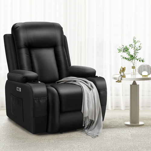Kyron PU Leather Recliner Armchair