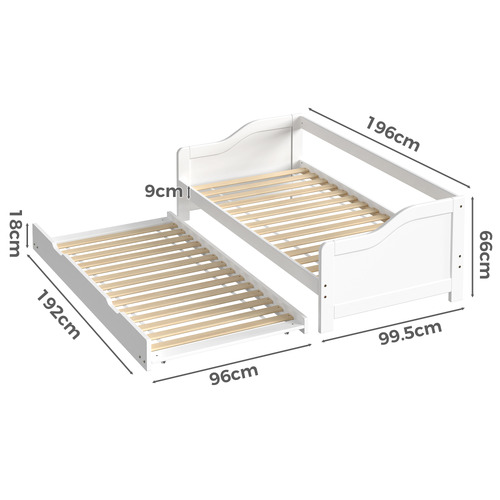 Nadine Single Daybed with Trundle