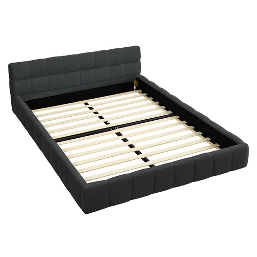 Charcoal Ellie May Upholstered Platform Bed