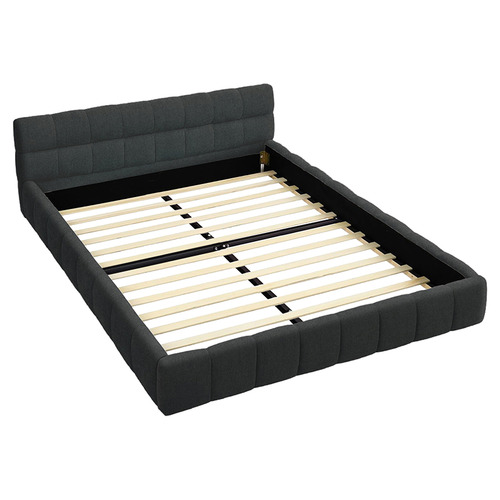 Charcoal Ellie May Upholstered Platform Bed