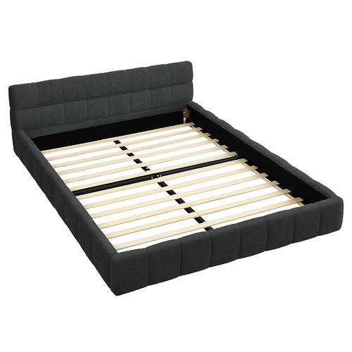 Charcoal Ellie May Upholstered Platform Bed