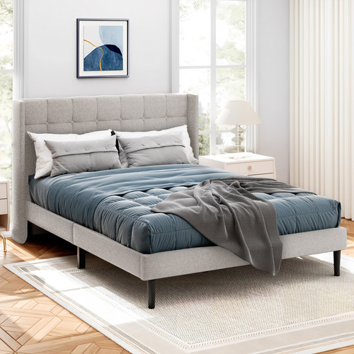 Catherine Upholstered Platform Bed
