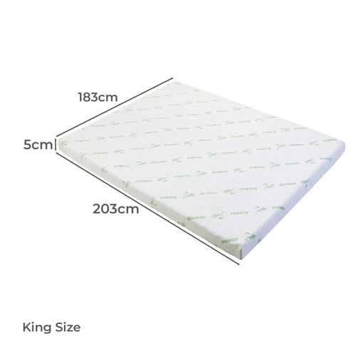 5cm Layla Bamboo Mattress Topper