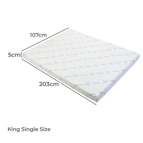 5cm Layla Bamboo Mattress Topper