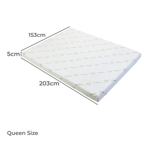 5cm Layla Bamboo Mattress Topper
