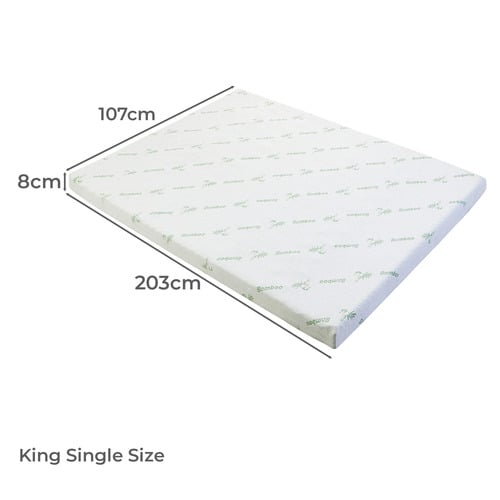 8cm Maya Bamboo Mattress Topper
