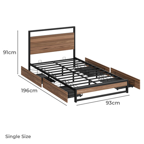 Lee Platform Bed with Underbed Storage