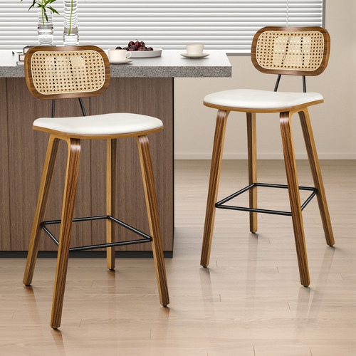 Finch Faux Leather Bar Stools