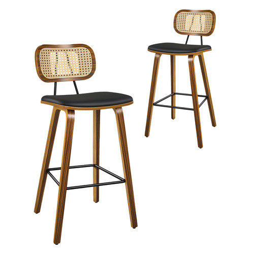 67cm Finch Faux Leather Bar Stools