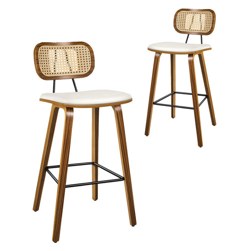 67cm Finch Faux Leather Bar Stools