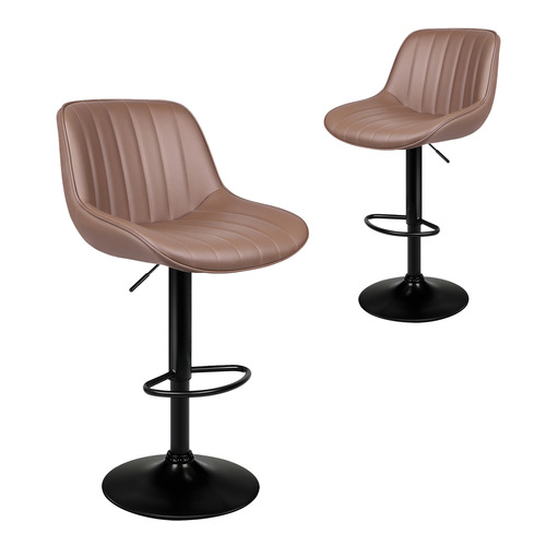 90cm Avalache Faux Leather Adjustable Bar Stool