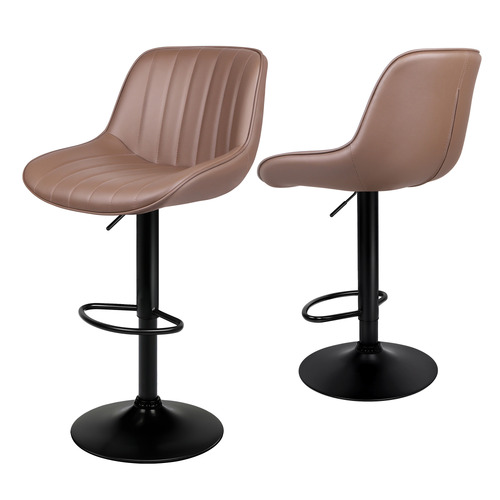 90cm Avalache Faux Leather Adjustable Bar Stool